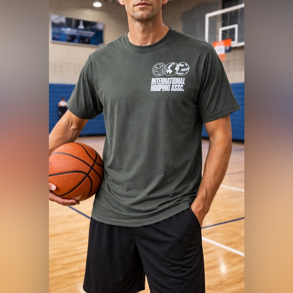 Under Armour International Hooping Assc T-Shirt Men’s Large Green Basketball Tee